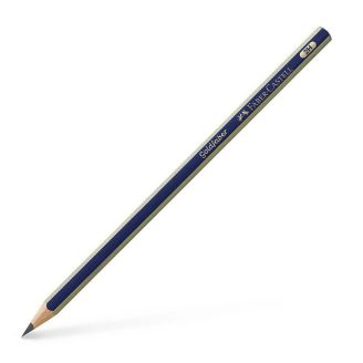 112512 Олівець 2H GOLDFABER синьо-золотий 000800
