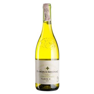 Вино Colombard-Ugni Blanc, Baron d'Arignac біле сухе 0,75л Франція