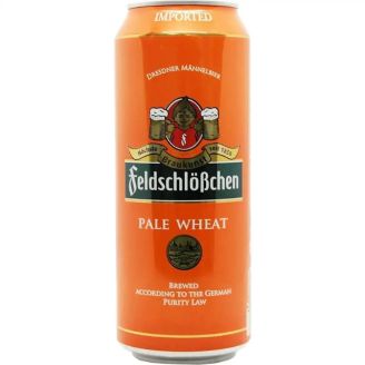 Пиво   Wheat Beer світле пшеничне н/ф 5%  0,5 л з/б ТМ "Feldschlobchen" Німеччина